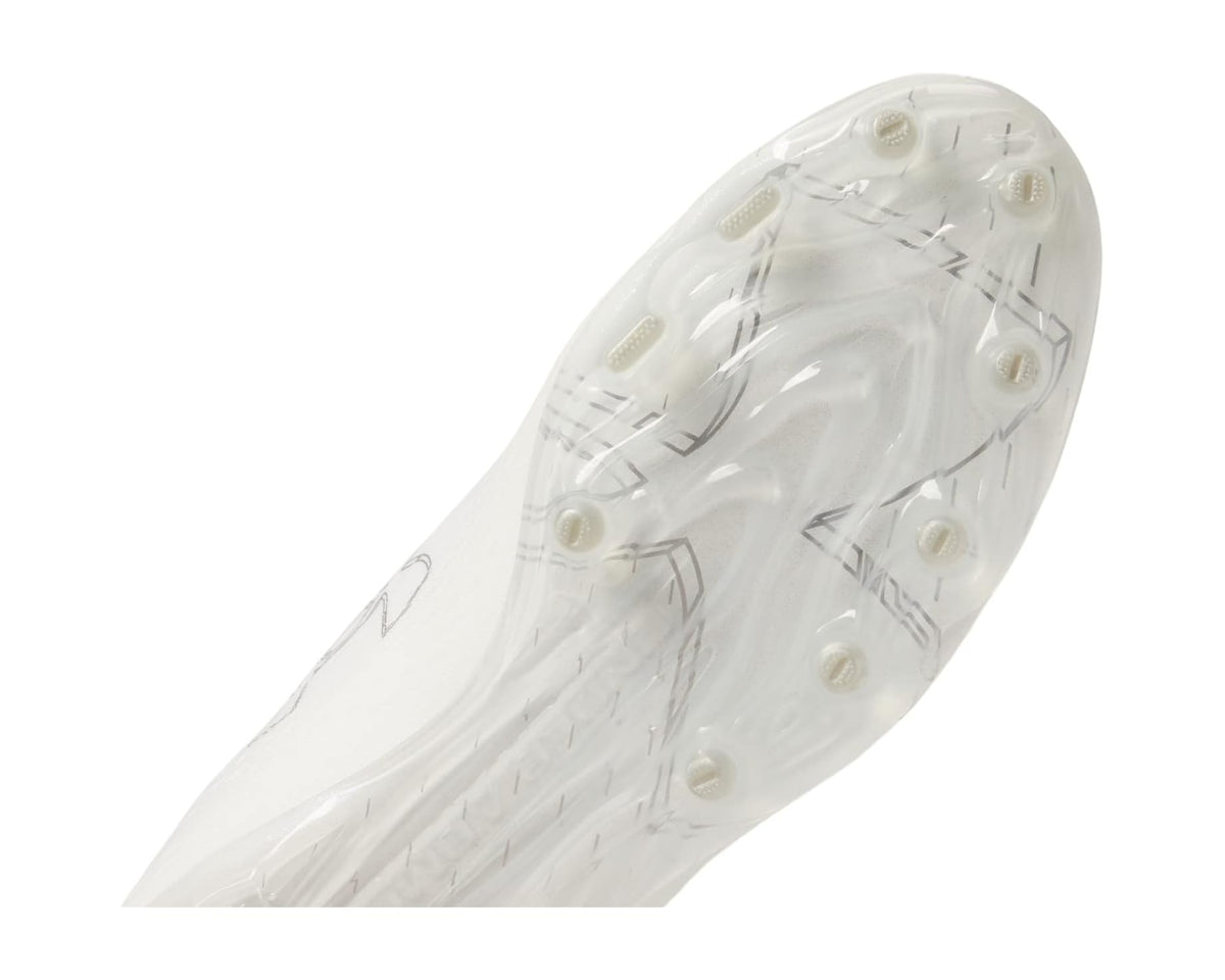 Men's Under Armour Spotlight Lux MC 2.0 Football Cleats White/White/Metallic Silver
