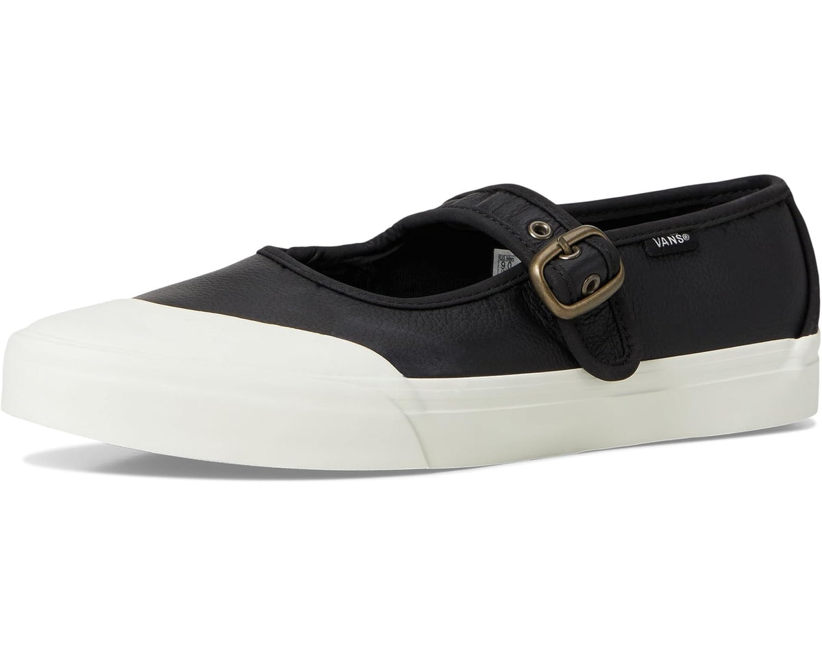 Unisex Vans Mary Jane Leather Black/White