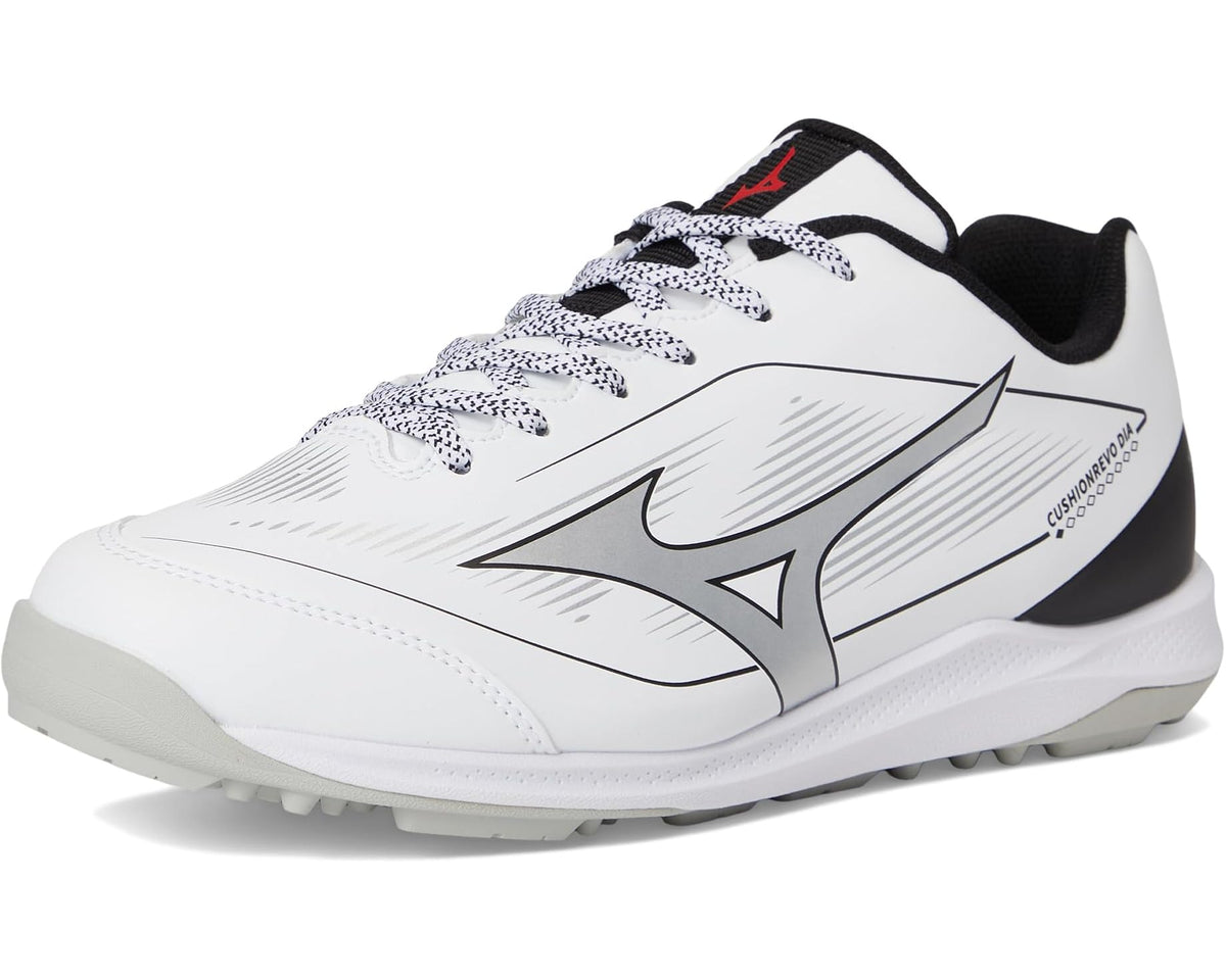 Unisex Mizuno Cushionrevo Diamond Turf White/Black