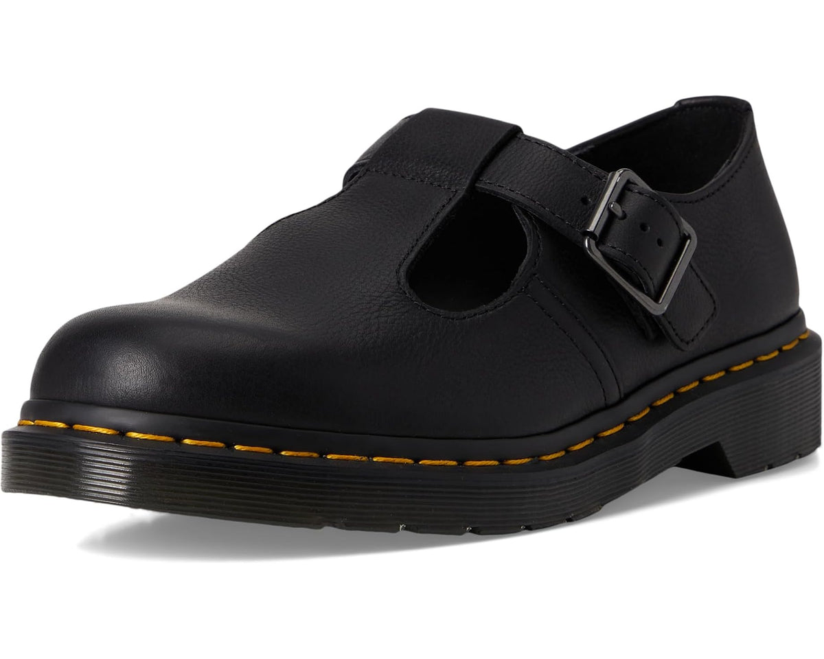 Unisex Dr. Martens Polley T Bar Shoes Black
