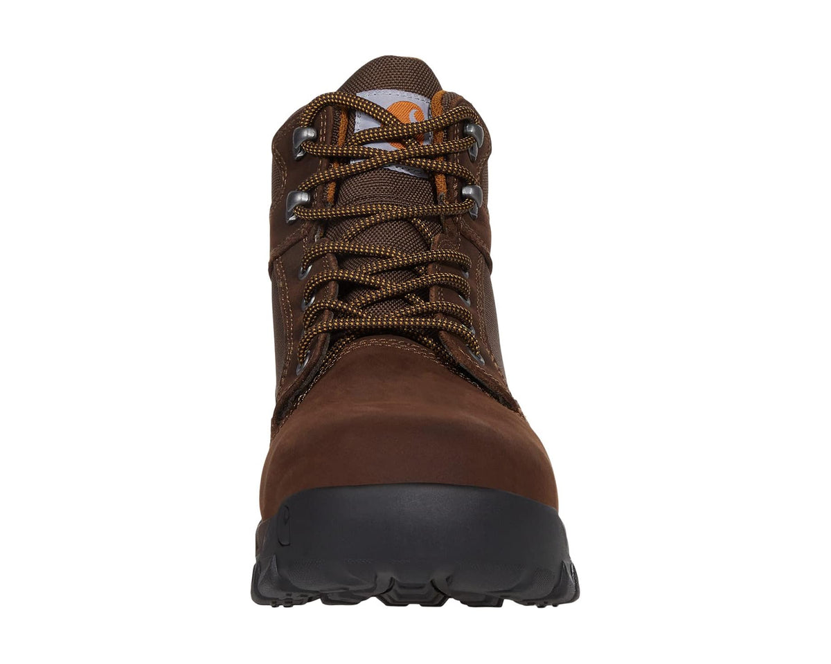 Men's Carhartt Rugged Flex 6 Waterproof Steel Toe Chocolate Brown Oil Tanned