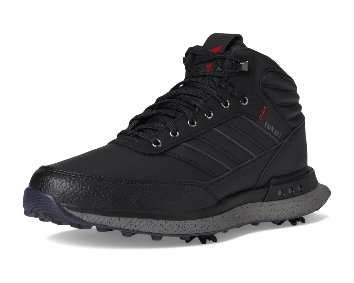 Unisex adidas Golf S2G RAIN.RDY Golf Shoes Core Black/Iron Metallic/Better Scarlet