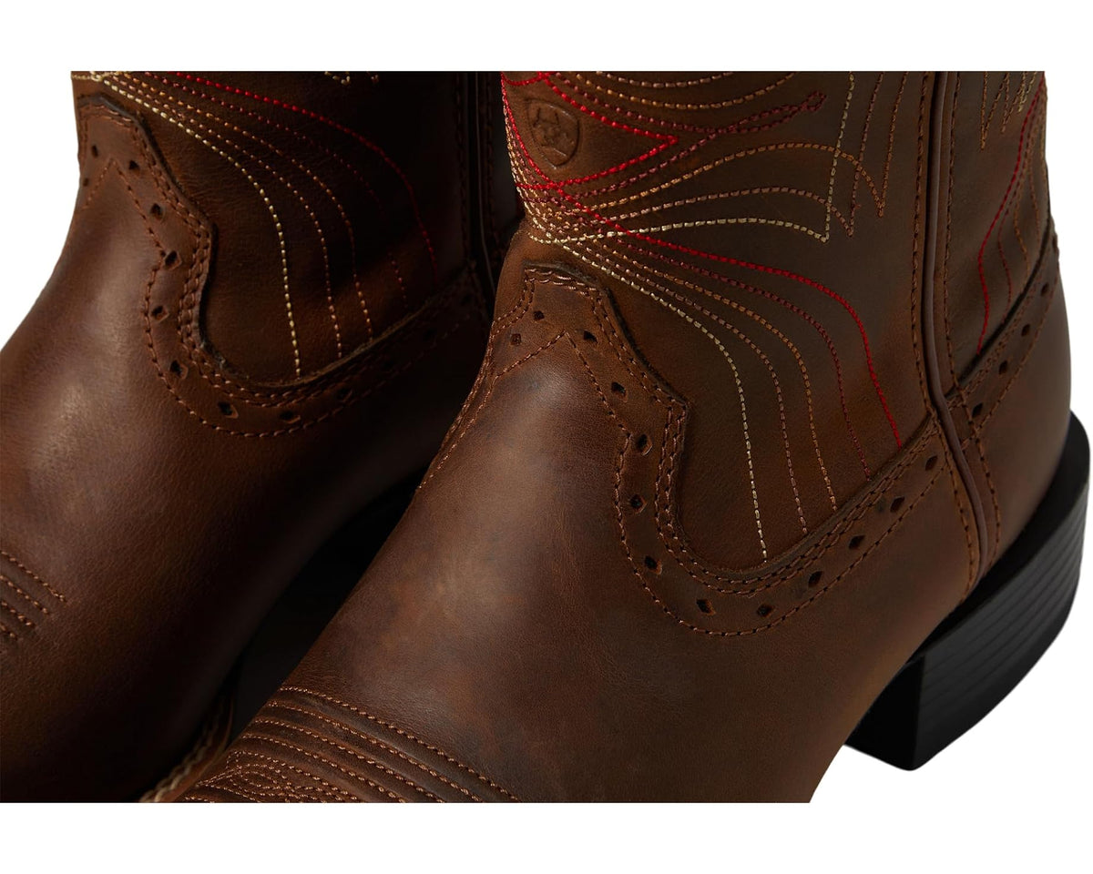 Unisex Ariat Sport Wide Square Toe Distressed Brown