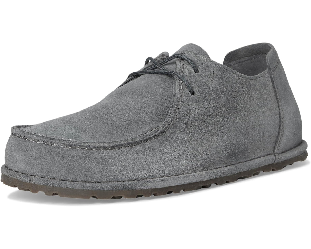 Men's Birkenstock Utti Lace Up - Suede Basalt Gray
