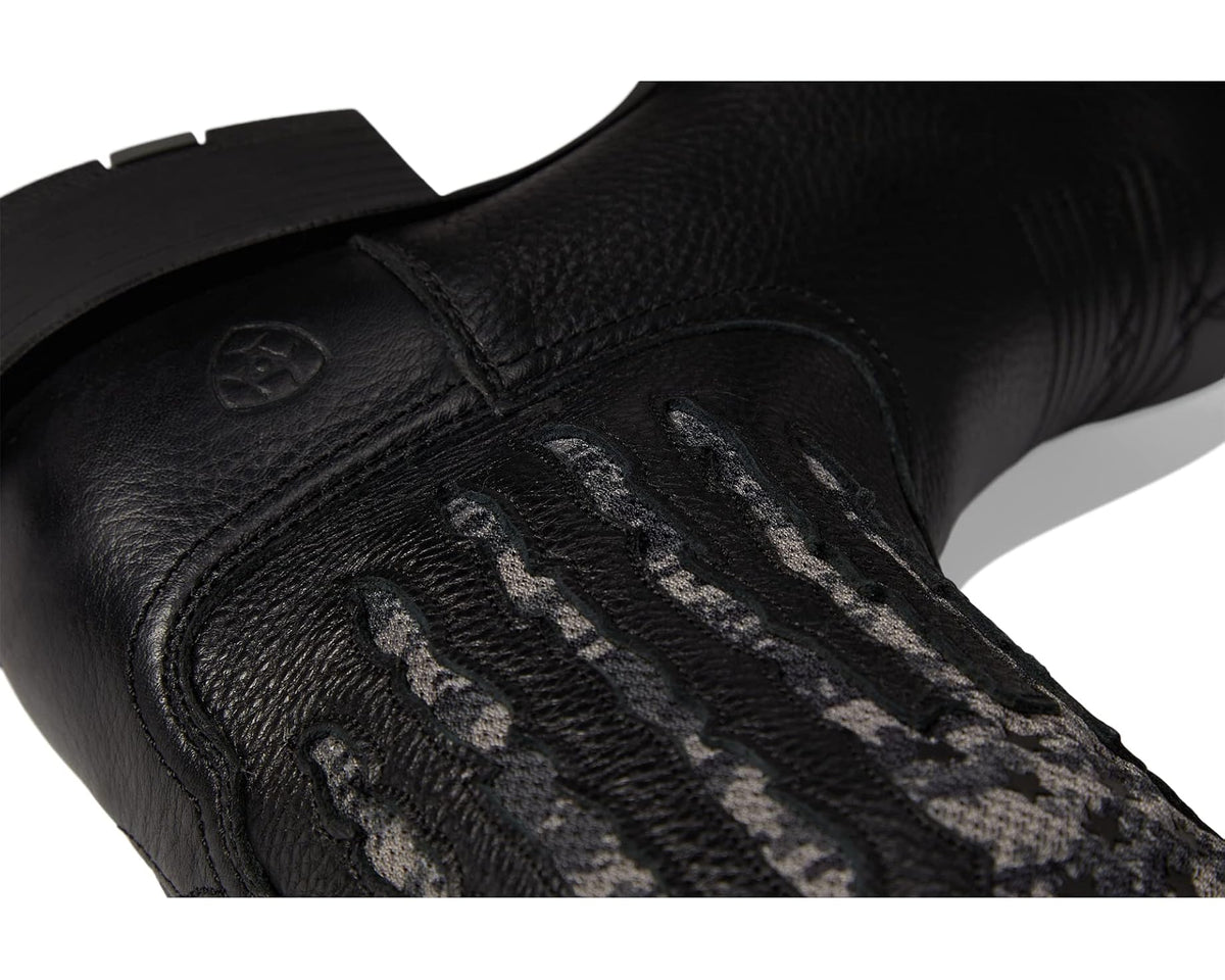 Men's Ariat Sport My Country VentTEK Western Boot Black Deertan/Black Camo Print