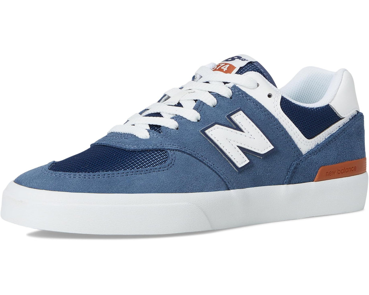 Unisex New Balance Numeric 574 Vulc Indigo/White