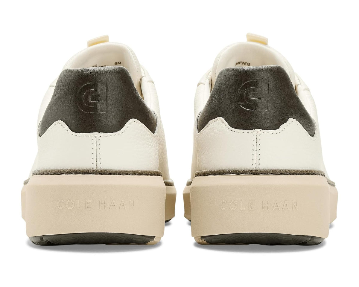 Men's Cole Haan GrandPro Topspin Golf Ivory Wp/Deep Olive/Light Sesame