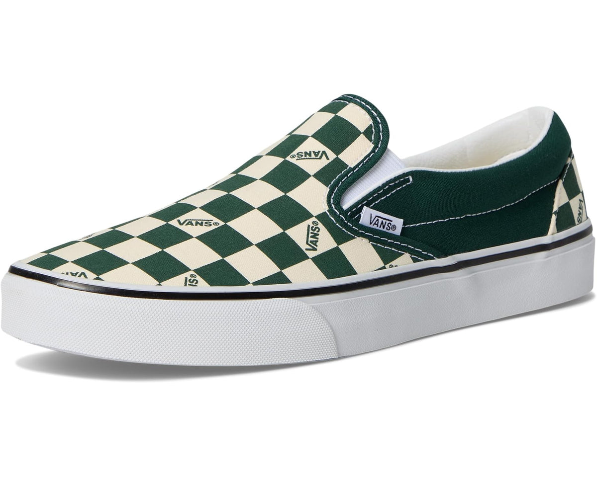 Unisex Vans Classic Slip-on Vans Check Emerald
