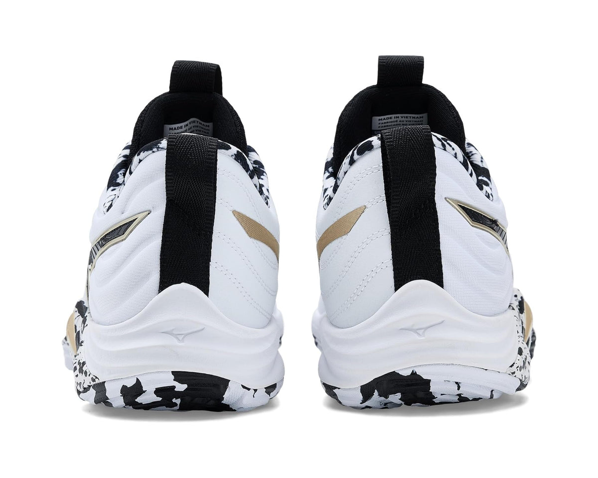Unisex Mizuno Wave Momentum 4 Elite White/Gold