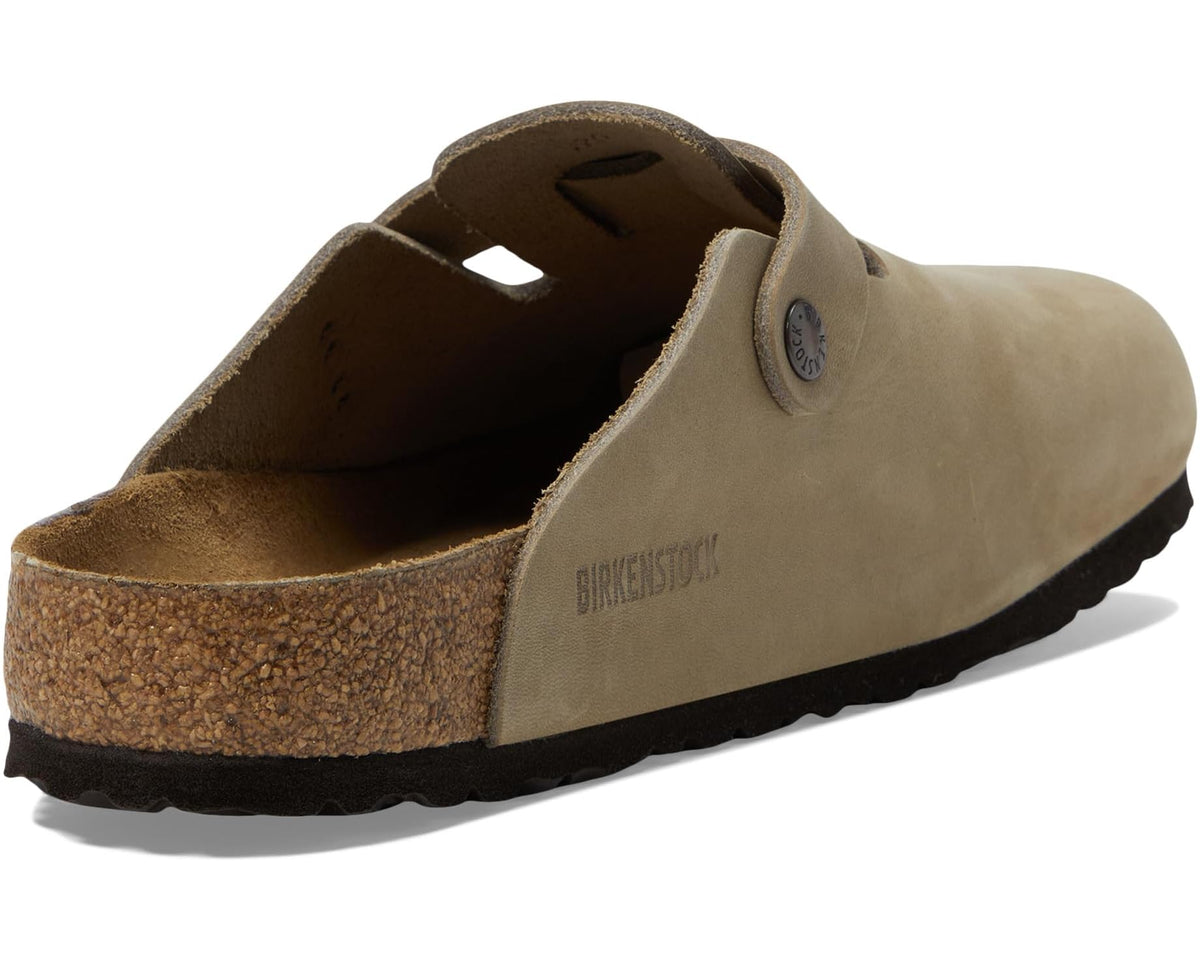 Unisex Birkenstock Boston Soft Footbed - Oiled Leather (Unisex) Tobacco Oiled Leather