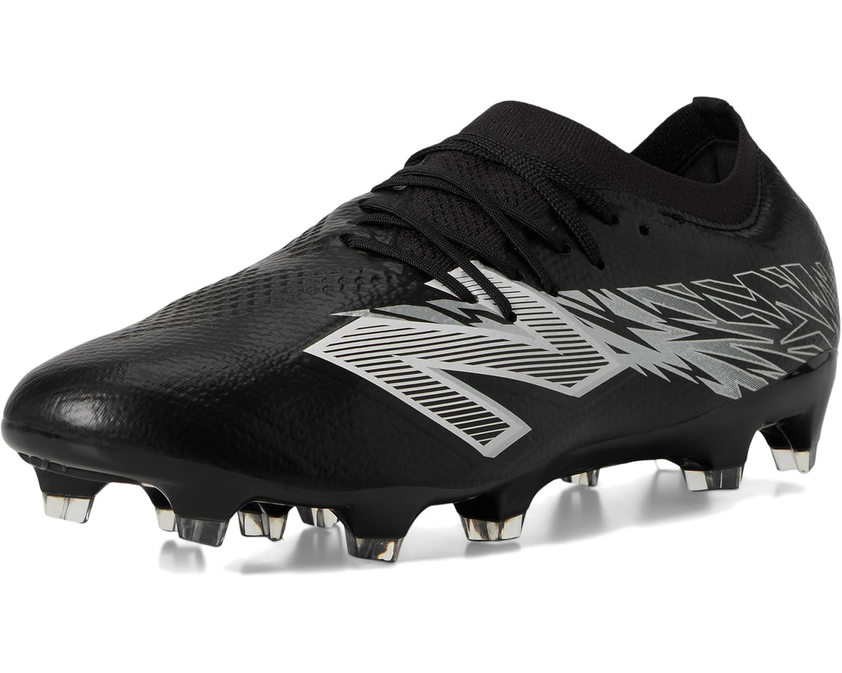 Unisex New Balance Furon Pro FG V8 Soccer Cleats Black/Metallic Silver/White