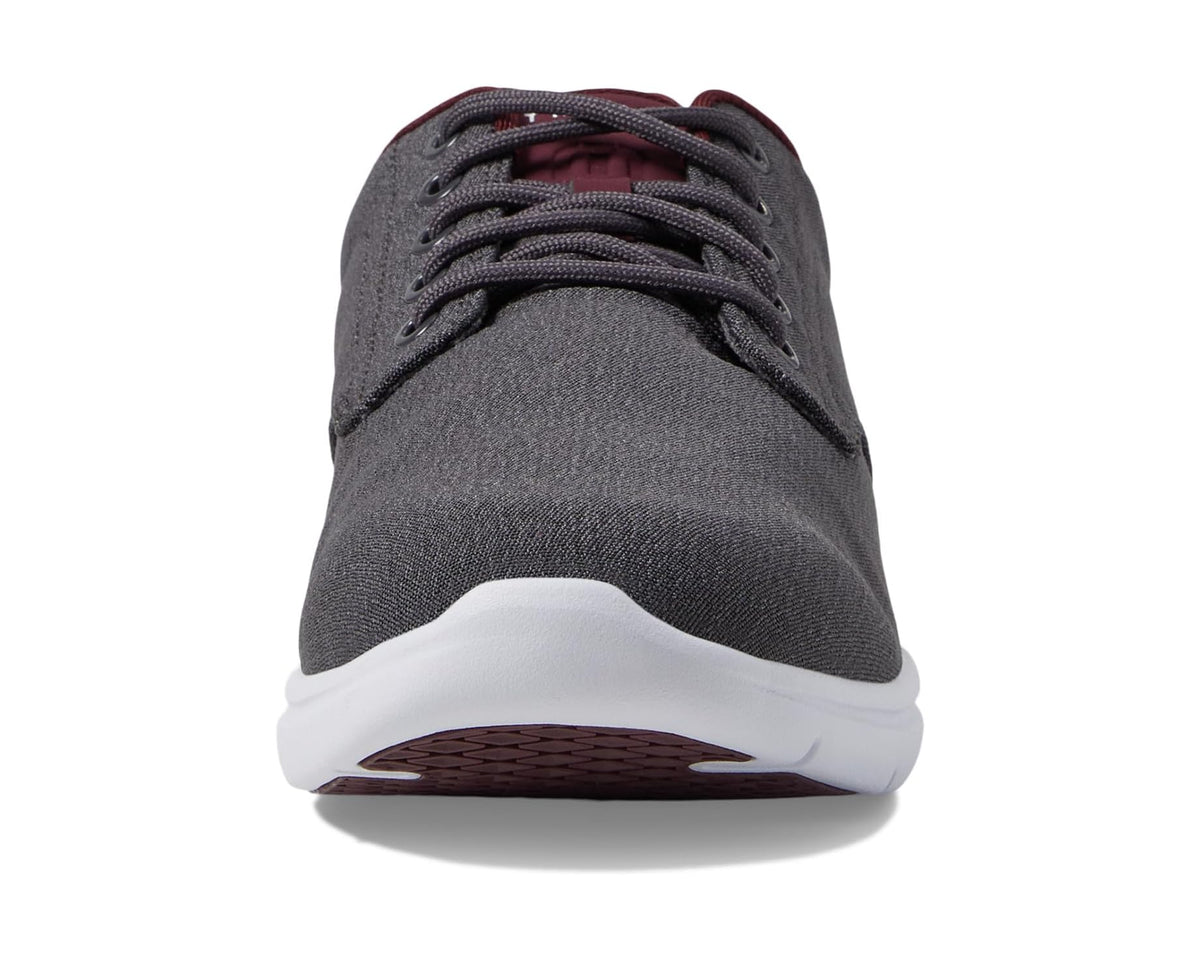 Men's TravisMathew The Daily 2.0 Woven Heather Grey Pinstripe