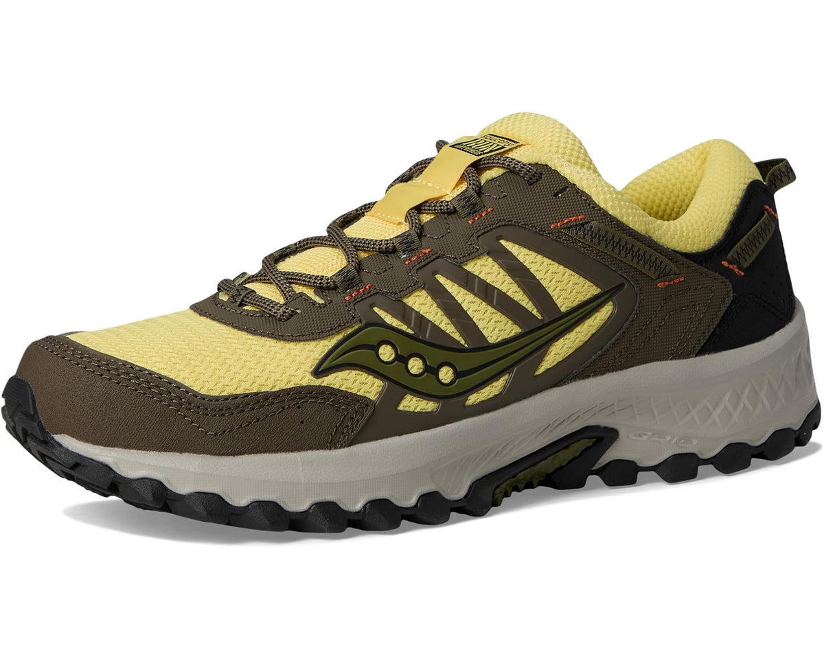 Unisex Saucony Originals Grid Peak Yellow/Walnut