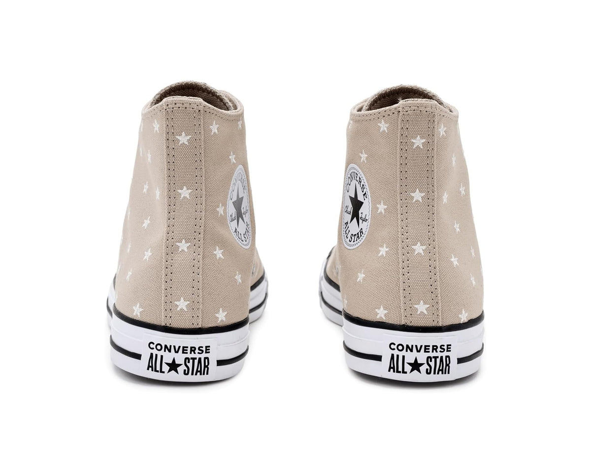 Unisex Converse Chuck Taylor All Star Embroidered Stars High-Top Papyrus/Egret/Black