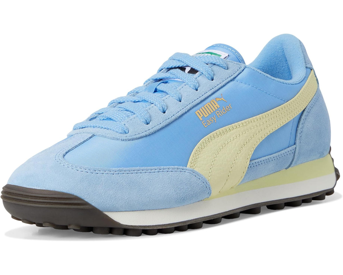 Women's PUMA Easy Rider Vintage Shoes Team Light Blue/Gold Moon