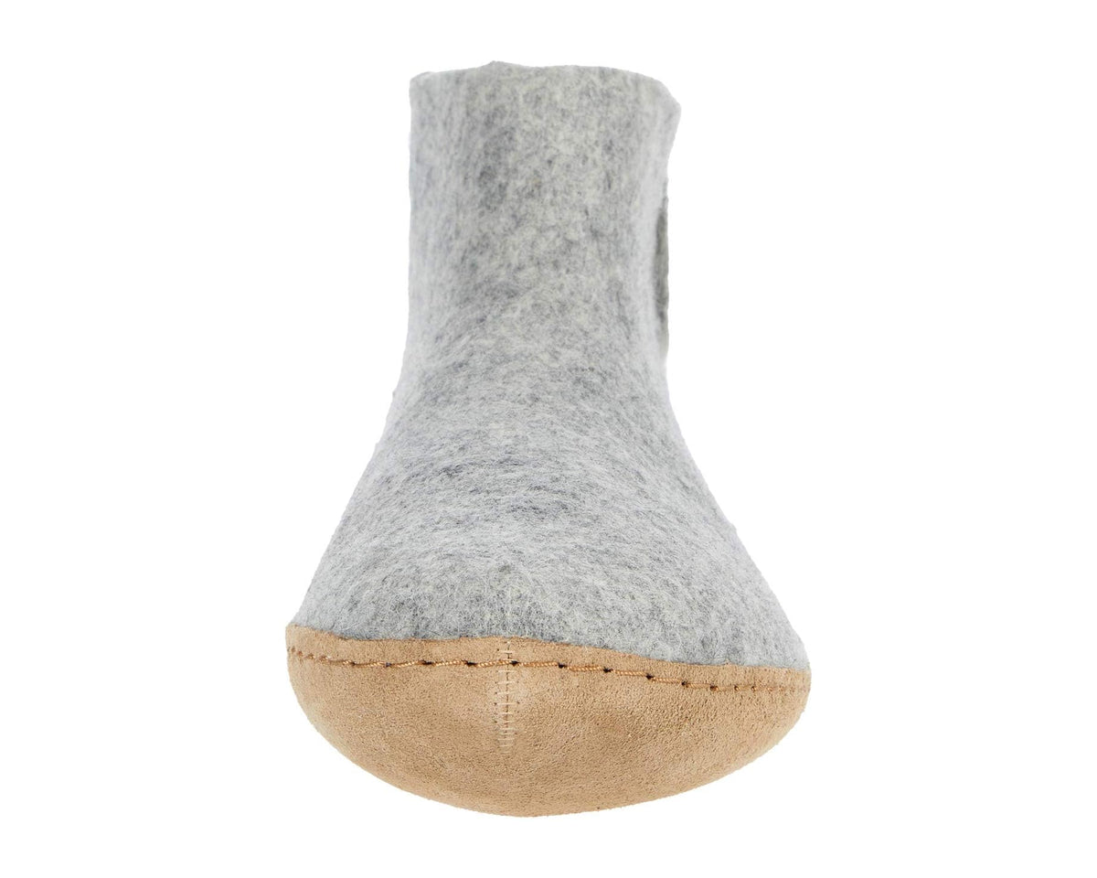 Unisex Glerups Wool Boot Leather Outsole Grey