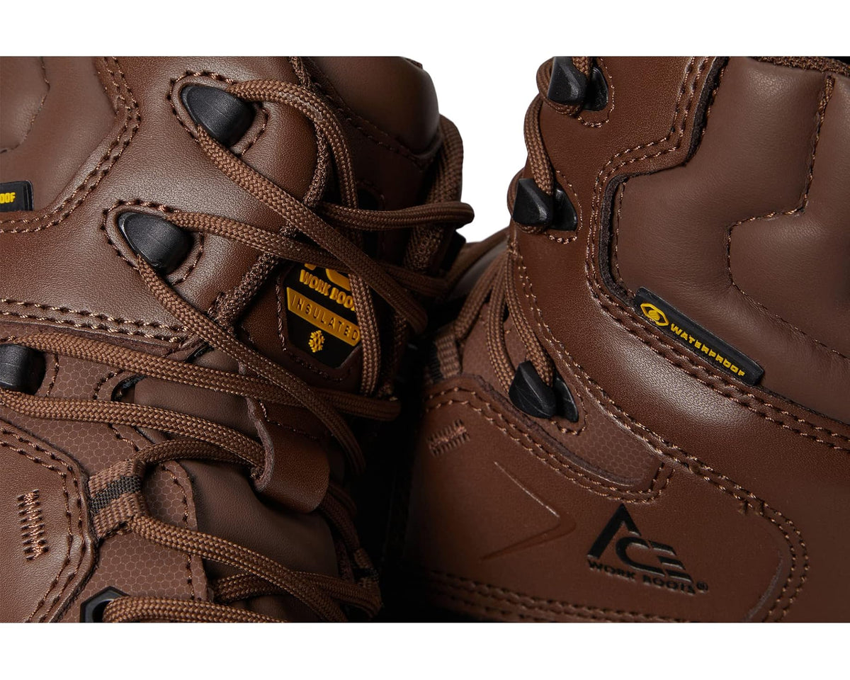 Unisex ACE Work Boots Mammoth IV Composite Toe Brown