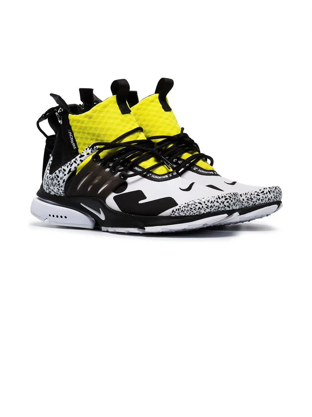 Nike X Acronym Air Presto Mid Dynamic Yellow Sneakers