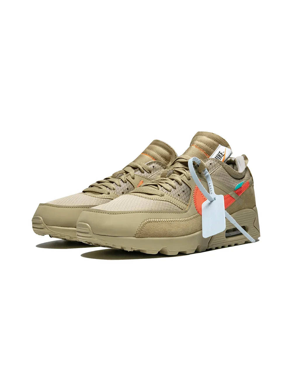 Nike X Off-White The 10: Air Max 90 Off-White/Desert Ore Sneakers