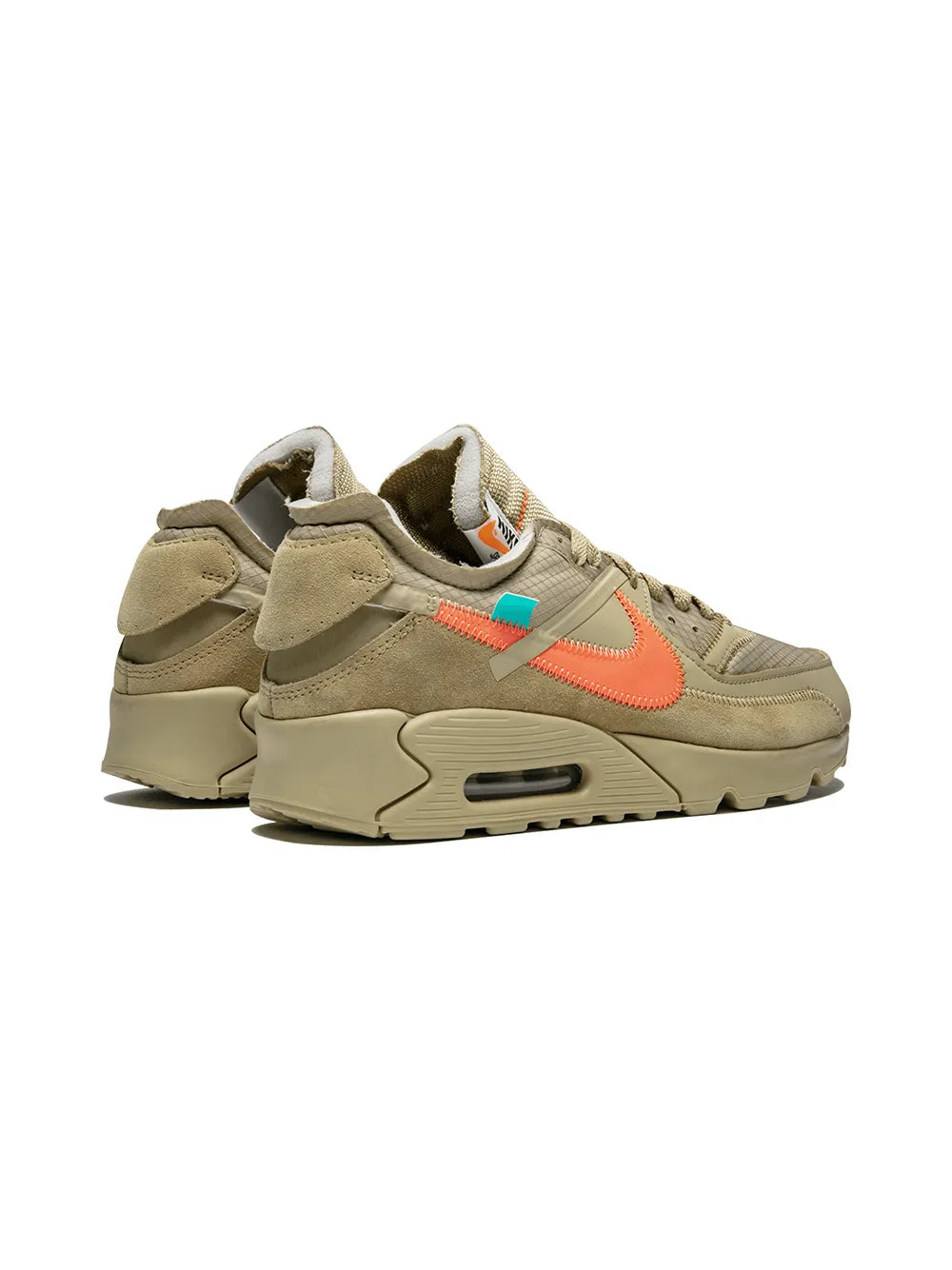 Nike X Off-White The 10: Air Max 90 Off-White/Desert Ore Sneakers