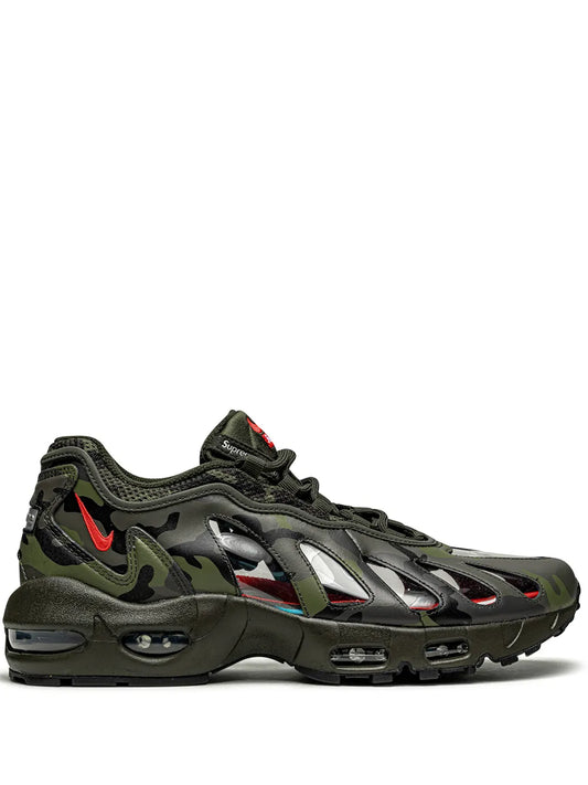 Nike X Supreme Air Max 96 Camo Sneakers