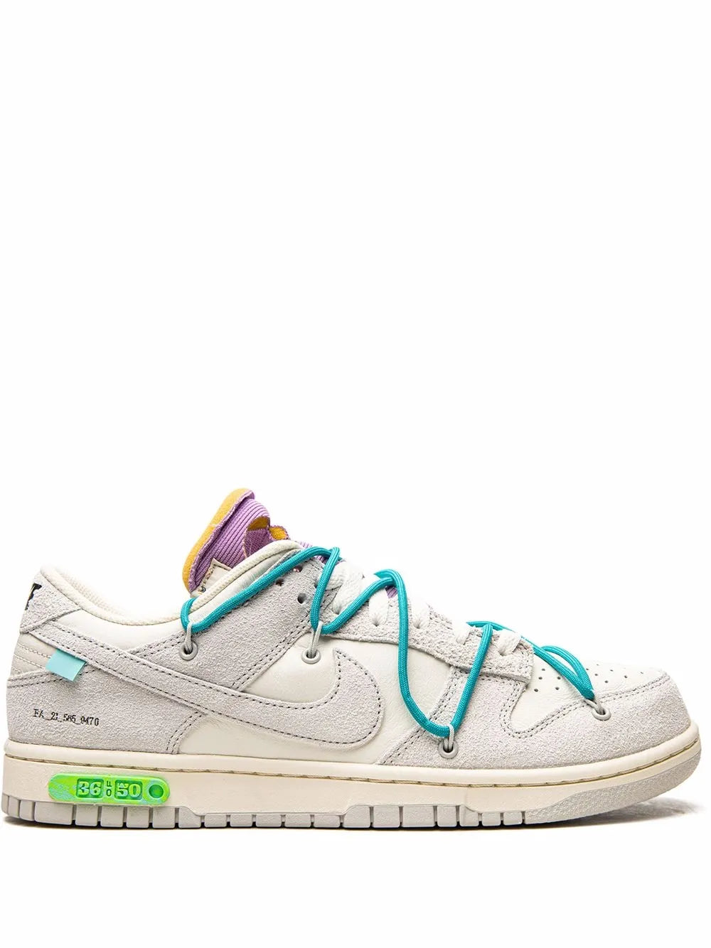 Nike X Off-White X Off-White Dunk Low Lot 36 Sneakers