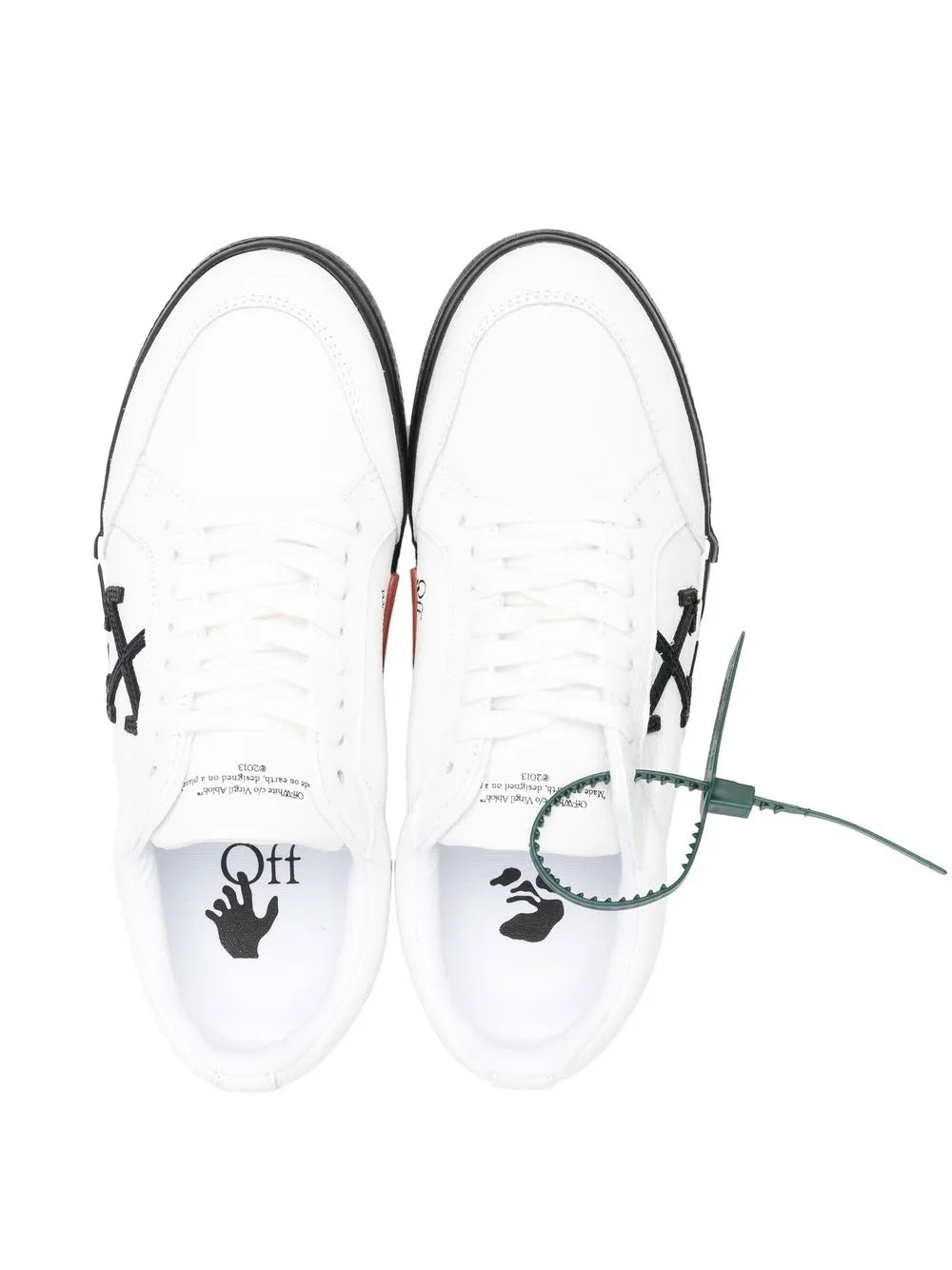 Off-White Vulcanized Low-Top Sneakers