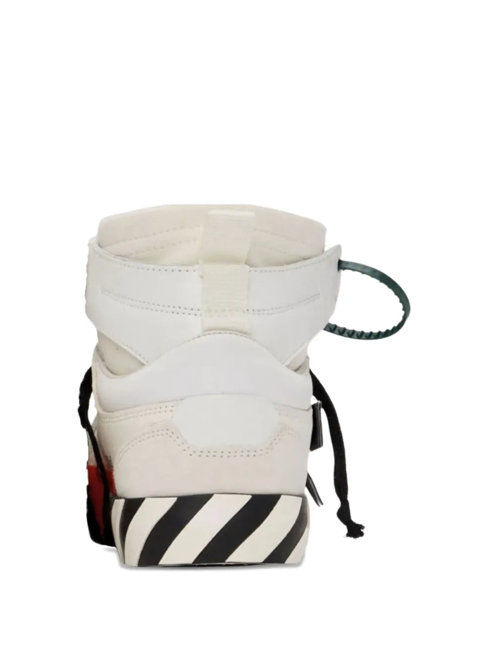 Off-White High Top Vulcanized White/Black Sneakers