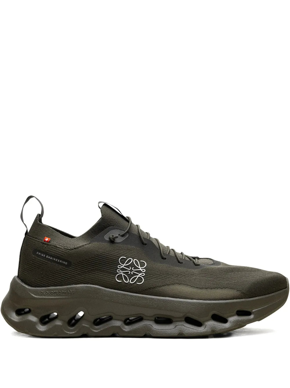 On Running X Loewe Cloudtilt  Khaki Green Sneakers
