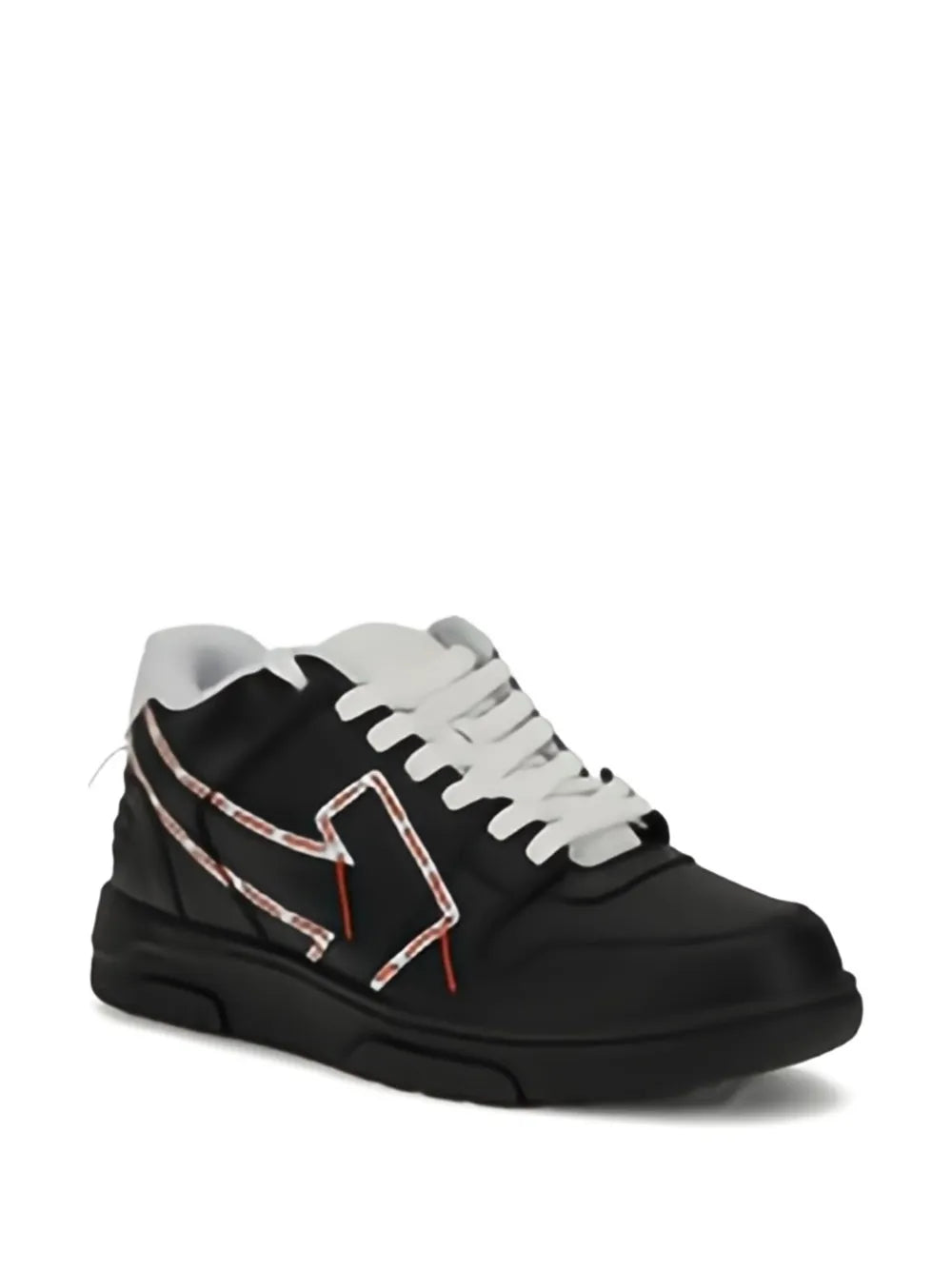 Off-White Arrow-Detail Leather Sneakers
