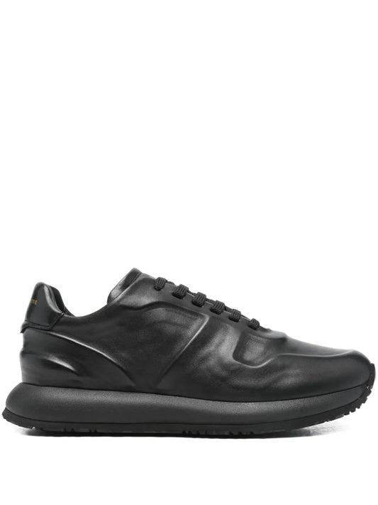 Officine Creative Panelled Leather Sneakers