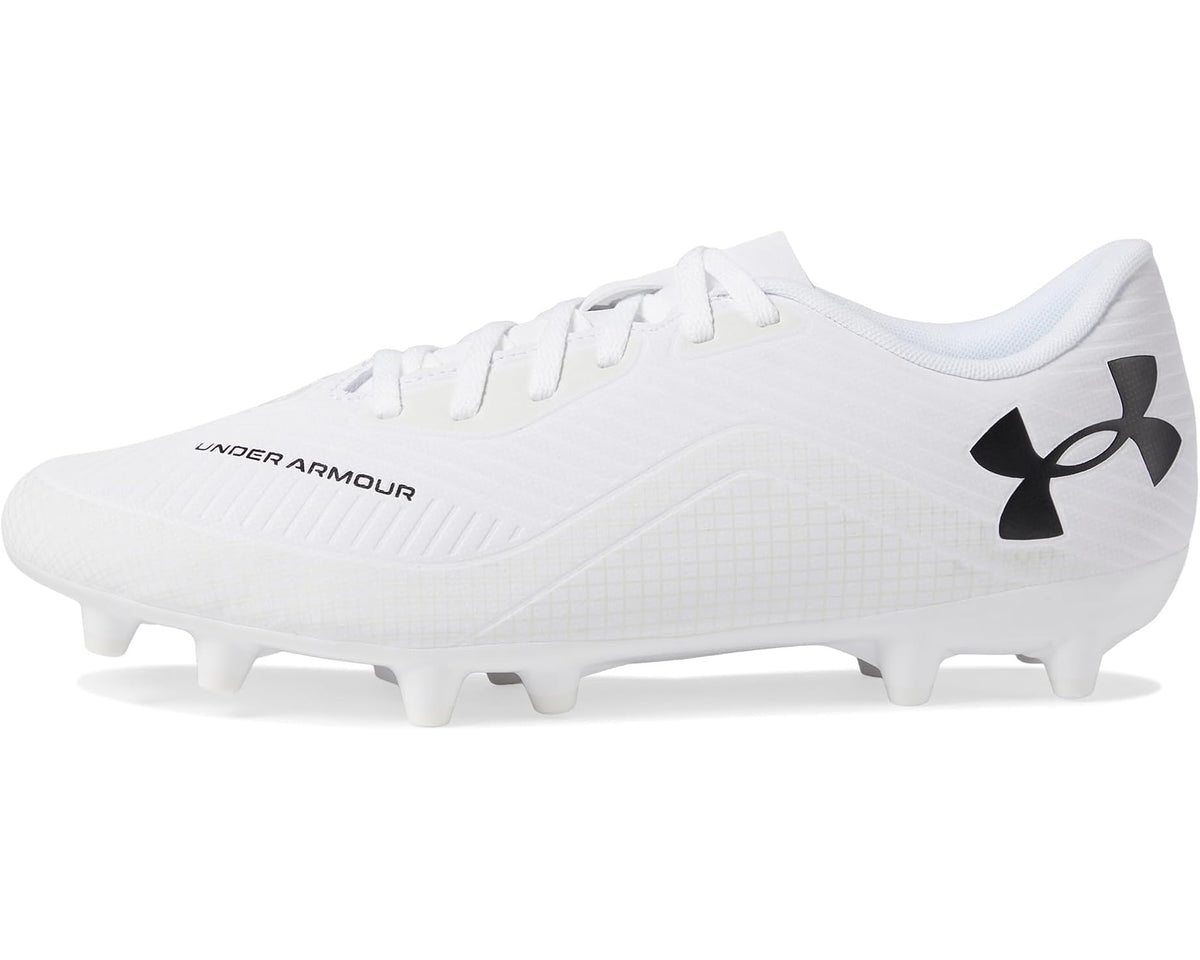 Unisex Under Armour Shadow Select 2 Football Cleats White/White Clay/Black