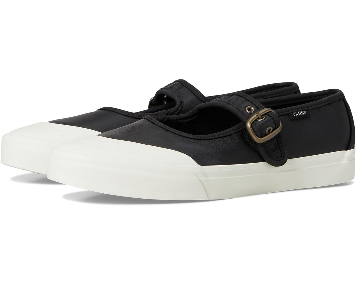 Unisex Vans Mary Jane Leather Black/White