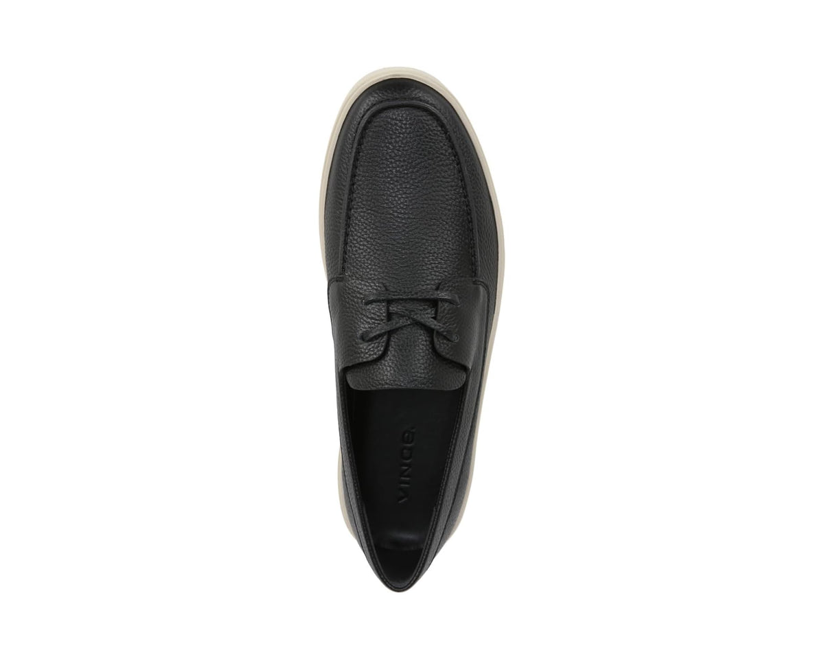 Men's Vince Todd Slip-On Casual Loafers Black Leather
