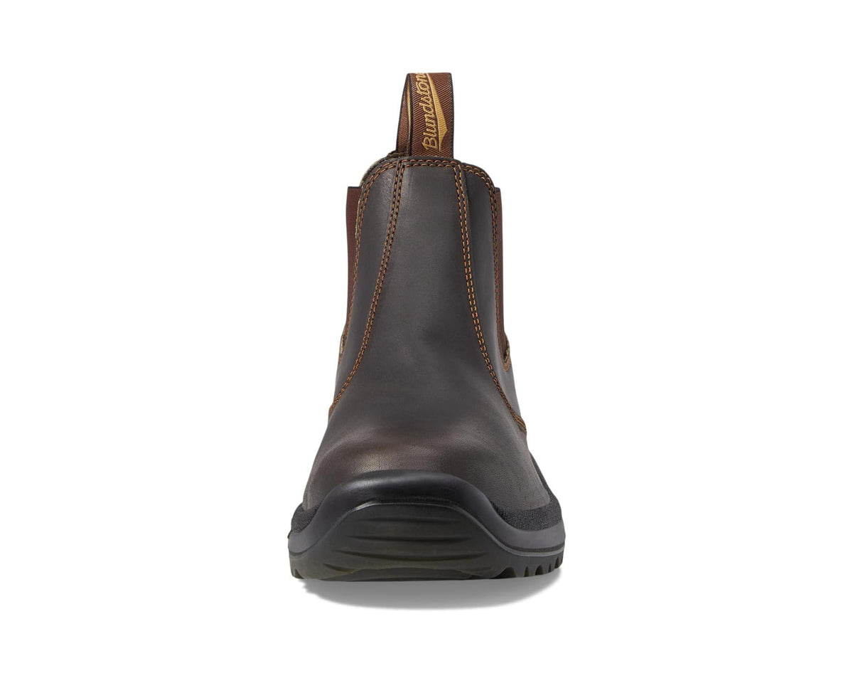 Unisex Blundstone BL490 Work Chelsea Boot Stout Brown