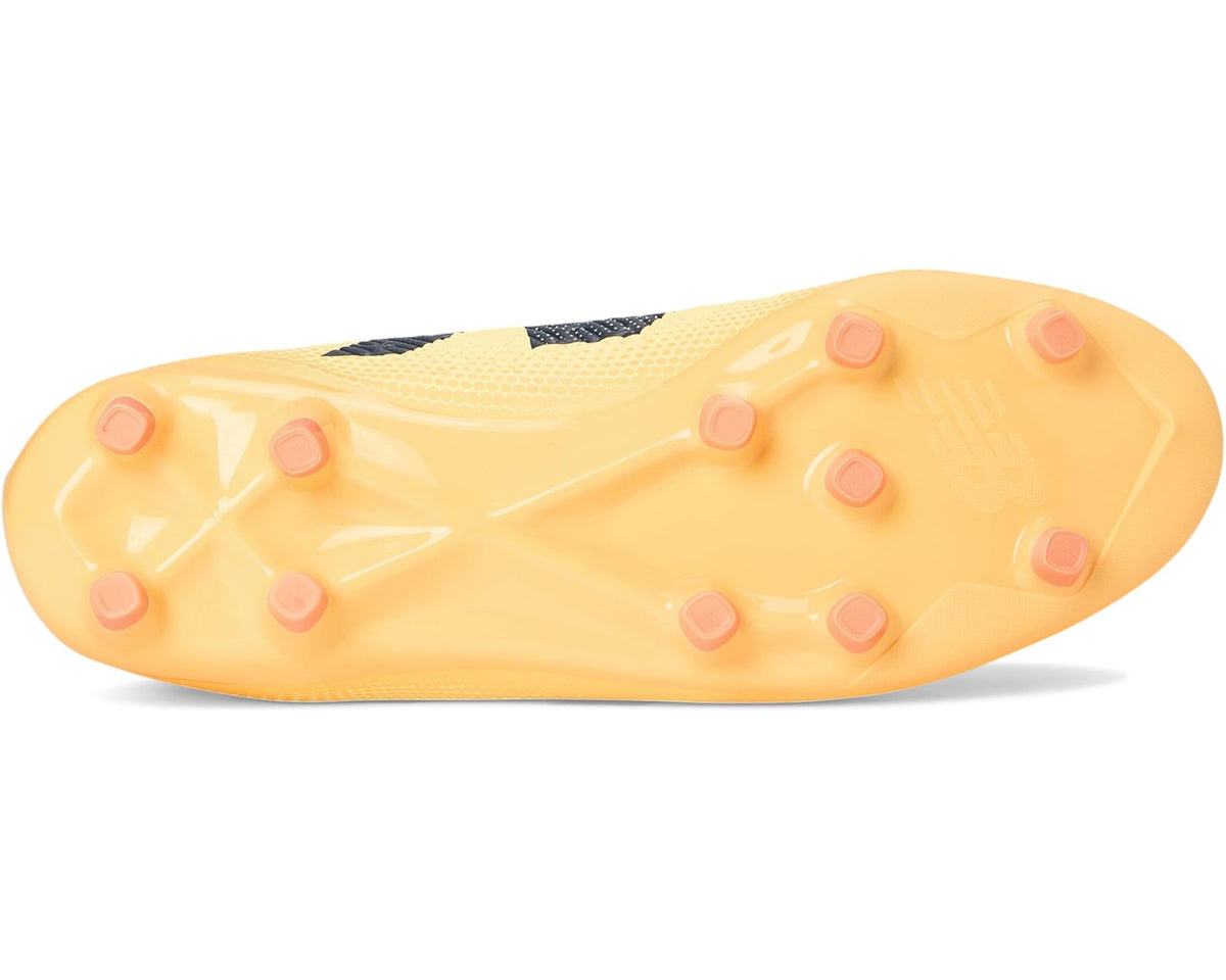 Unisex New Balance Tekela Magique FG V4+ Soccer Cleats Parchment/Clementine/Hot Mango