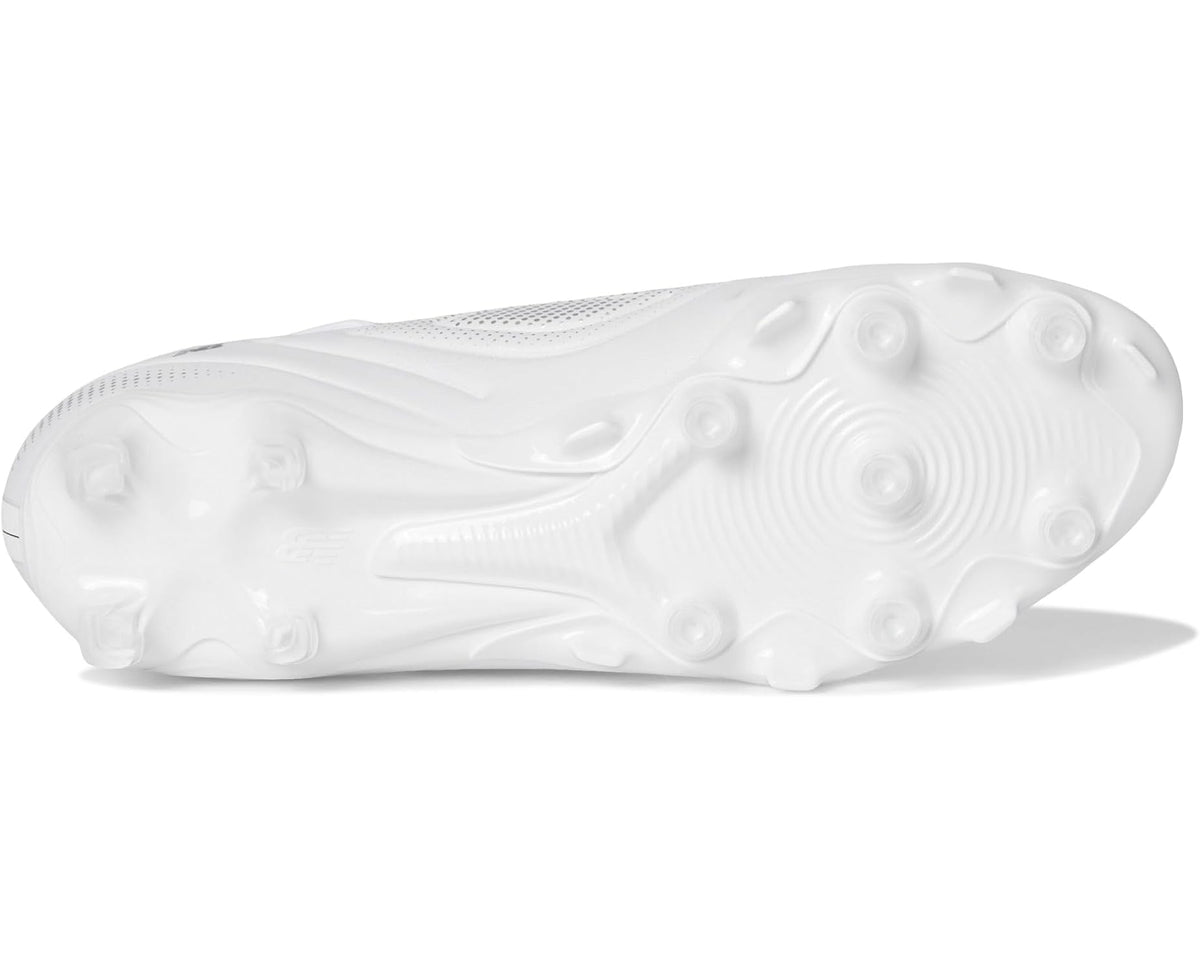 Unisex New Balance Tekela Team Low Laced FG V5 Soccer Cleats White/Black/Silver