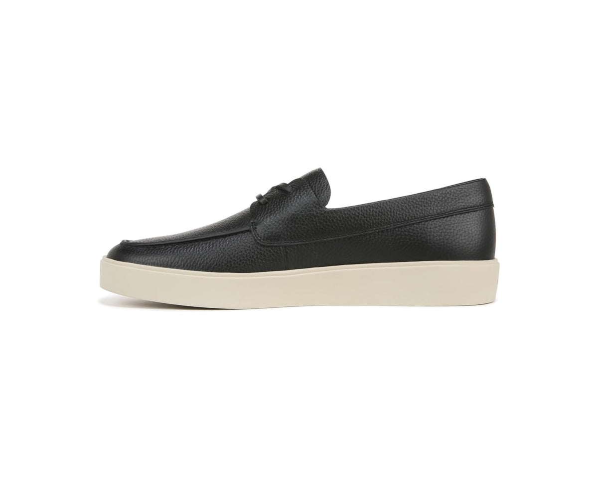 Men's Vince Todd Slip-On Casual Loafers Black Leather
