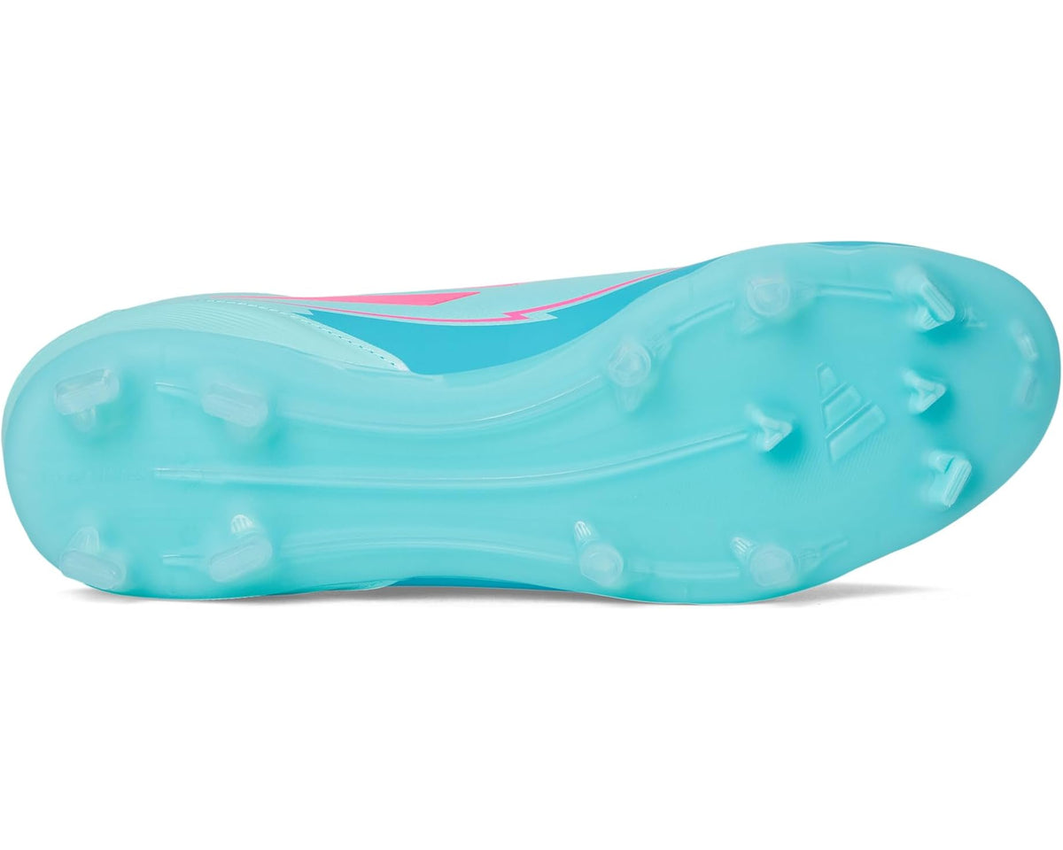 Unisex adidas F50 League Messi Firm Ground/Multi Ground Soccer Cleats Flash Aqua/Lucid Pink/Lucid Cyan