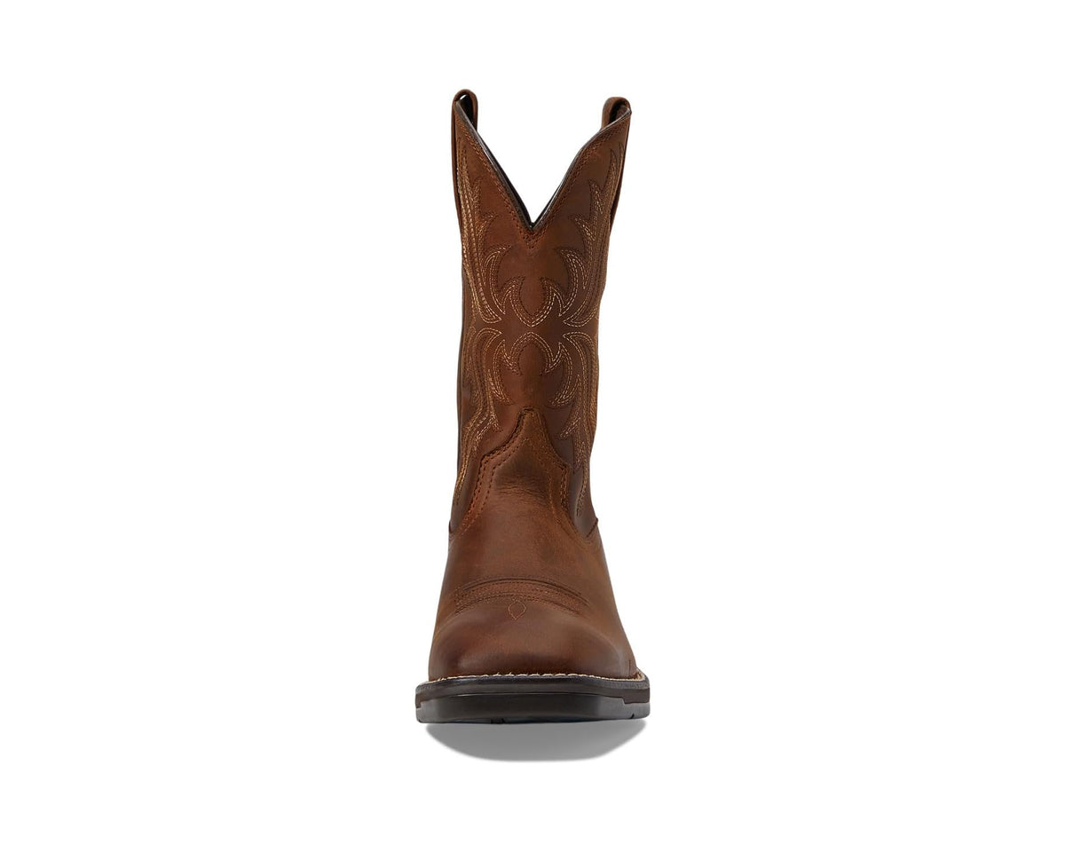 Men's Ariat Ridgeback Western Boots Oily Distressed Tan