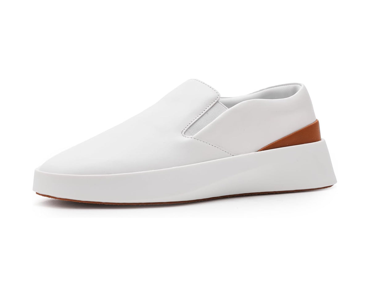 Unisex Wolf & Shepherd Cruise Slip-On White
