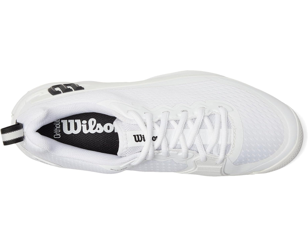 Men's Wilson Rush Pro 4.5 Wide Toe Box White