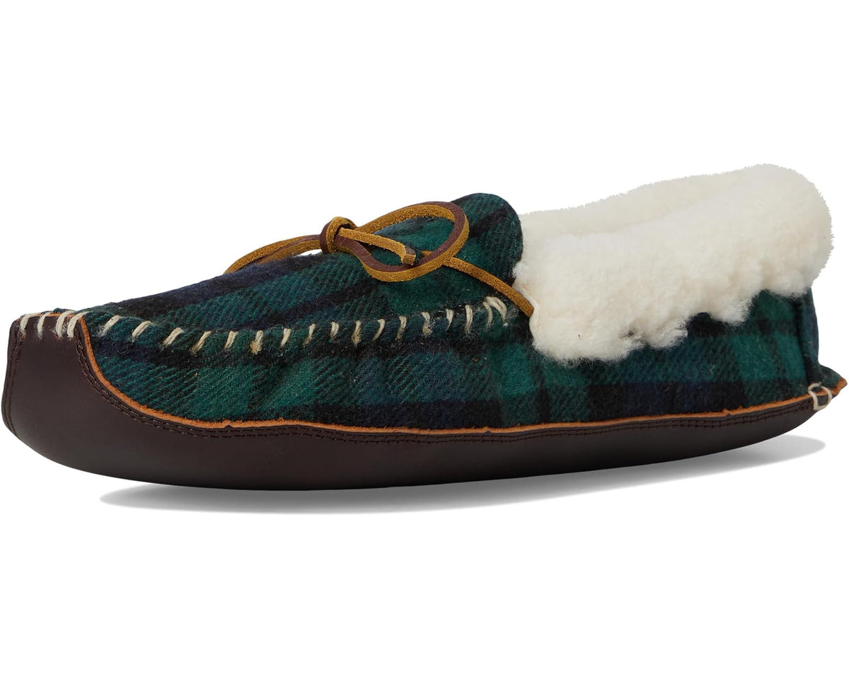 Unisex Polo Ralph Lauren Yarmond Slipper Blackwatch Plaid/Brown
