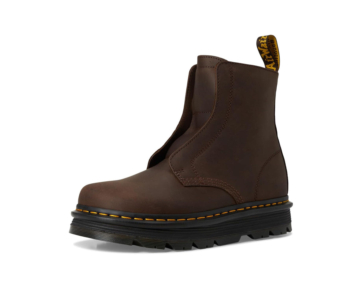 Unisex Dr. Martens Zebzag Laceless Dark Brown