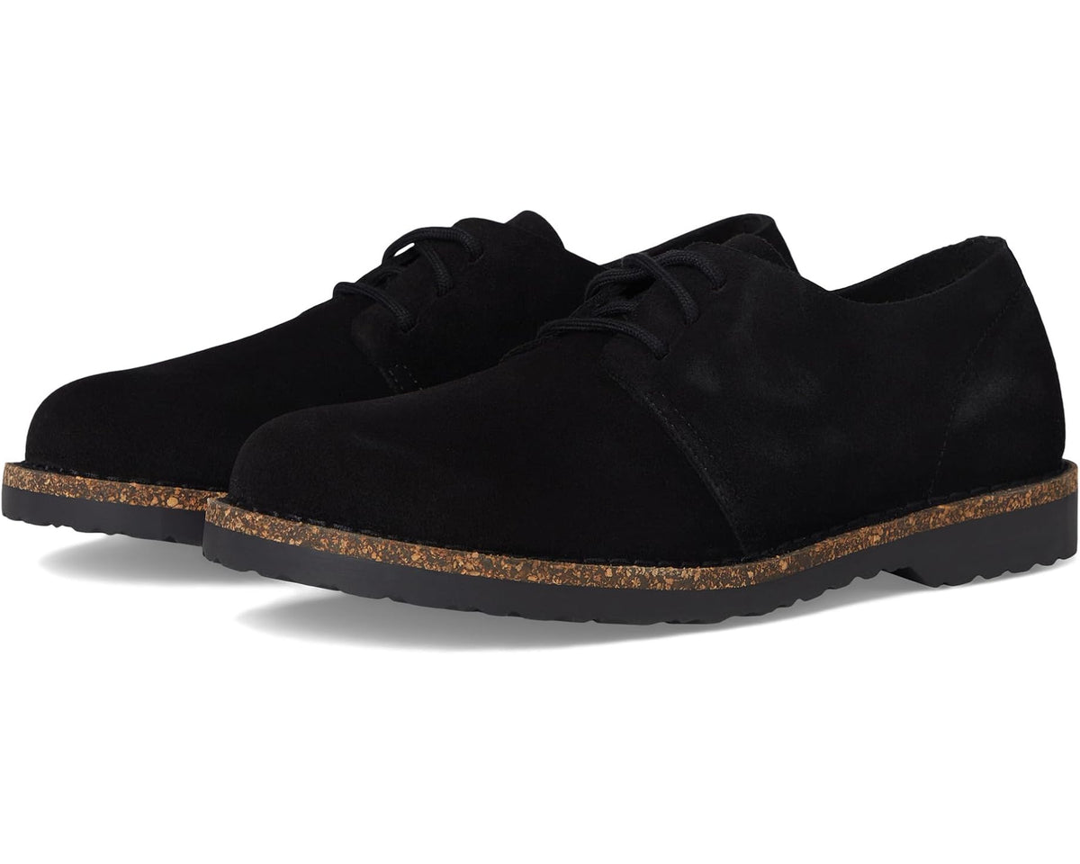 Men's Birkenstock Uppsala Low Lace Up - Suede Black