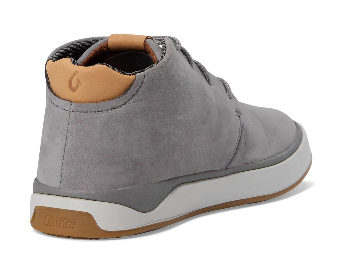 Men's OluKai Papaku ?li Chukka Boots Graphite/Graphite