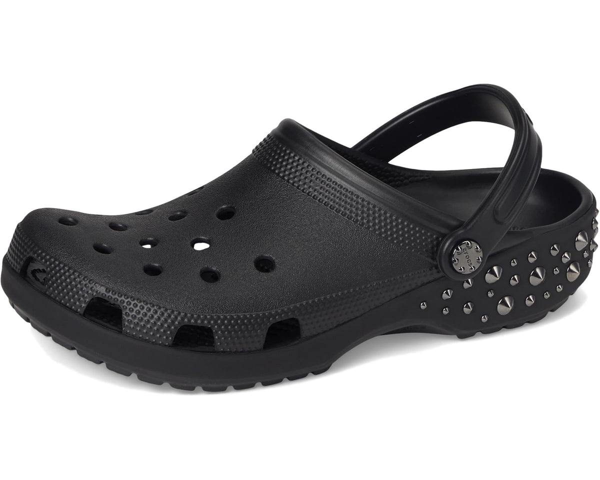 Unisex Crocs Classic Studded Clog Black