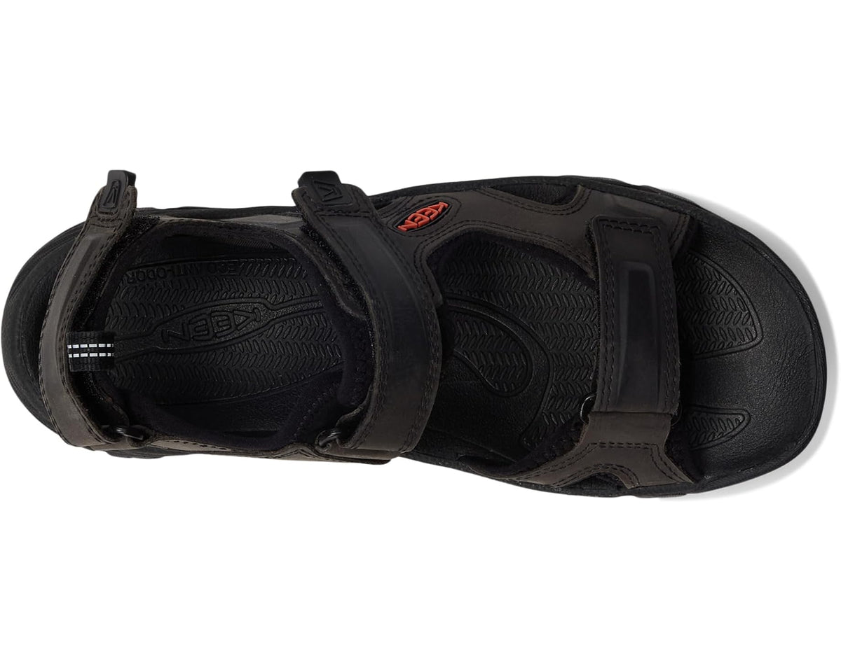Men's KEEN Targhee III Open Toe Sandal Grey/Black