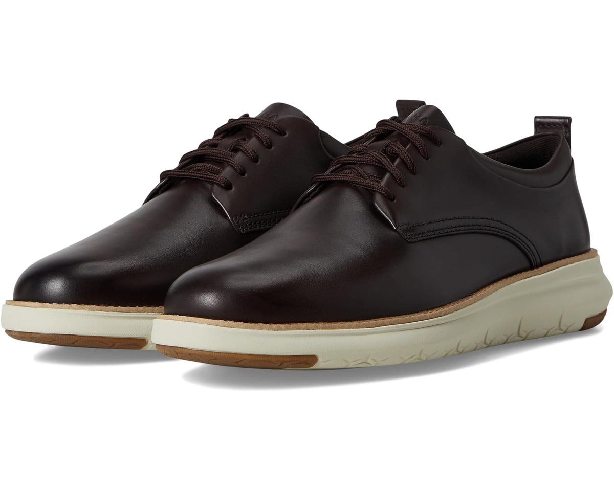 Men's Cole Haan Grand Remix Oxfords Dark Chocolate/Silver Birch