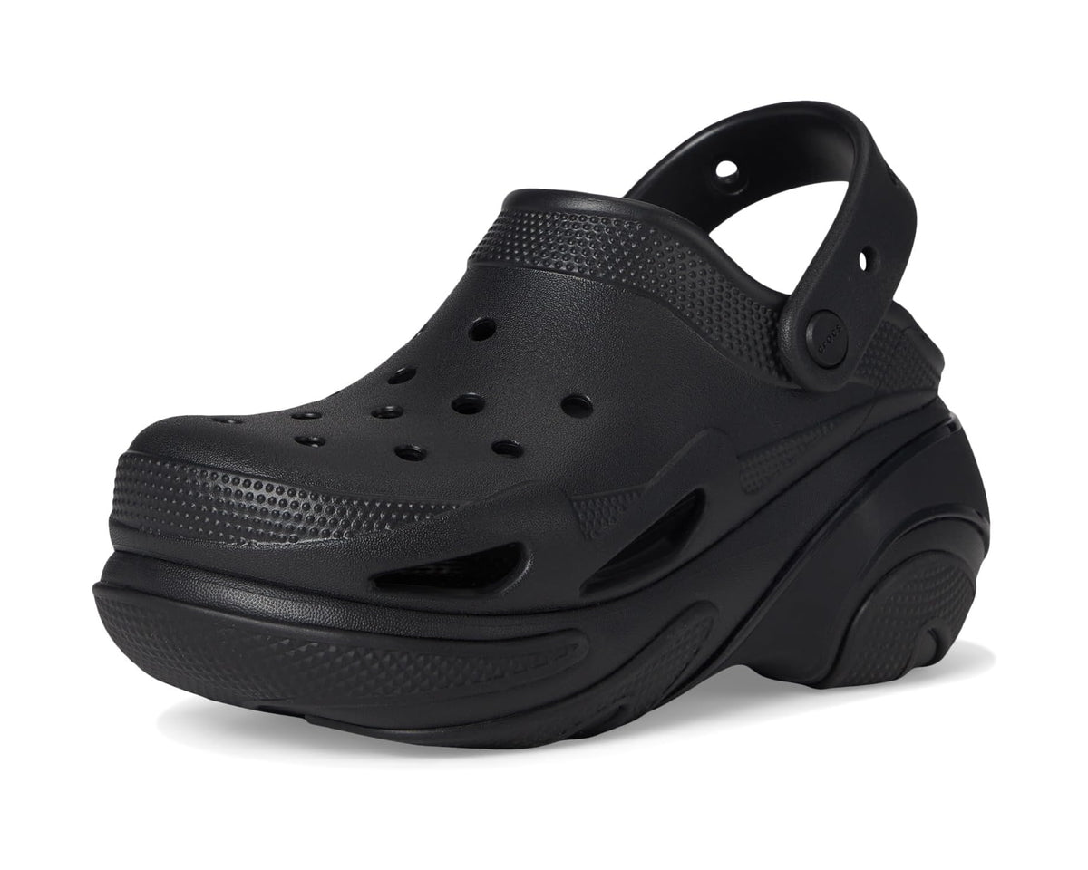 Unisex Crocs Bubble Crush Clogs Triple Black